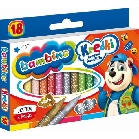 Kredki glinkowe 18 kol. St.Majewski