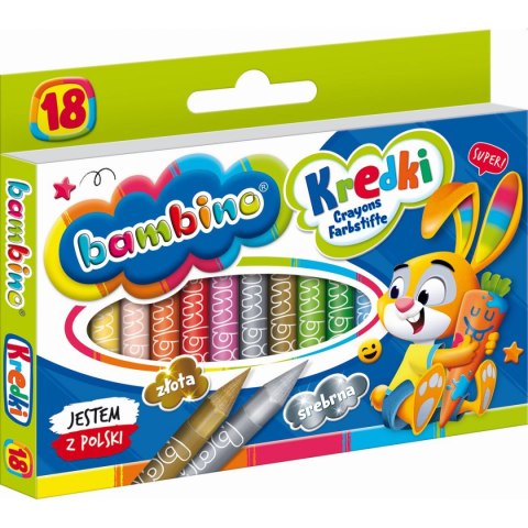 Kredki glinkowe 18 kol. St.Majewski