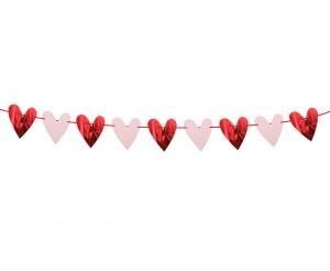 Girlanda papierowa Serca, 200 cm Godan (PF-GPSB)