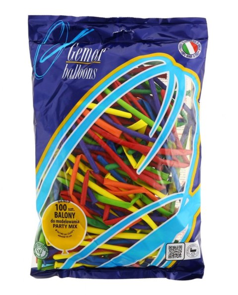 Balon kształty mix 100 szt Godan (D4/80/P)