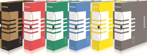 Pudło archiwizacyjne A4 niebieski tektura [mm:] 80x340x 297 Donau (7660301FSC-10)