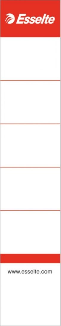 Etykiety opisowe do segregatora biały [mm:] 30x158 Esselte (810811)