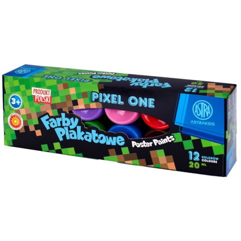 Farby plakatowe Oixel One kolor: mix 20ml 12 kolor. Astra (301221006)