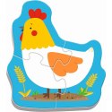 Puzzle baby classic zierzęta na wsi 3, 4, 5, 6 el. Trefl (36070)