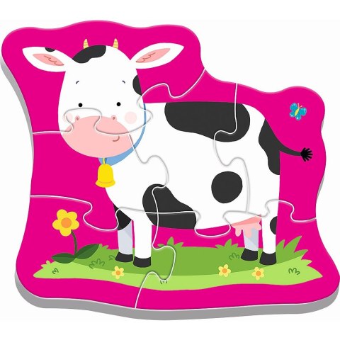 Puzzle baby classic zierzęta na wsi 3, 4, 5, 6 el. Trefl (36070)