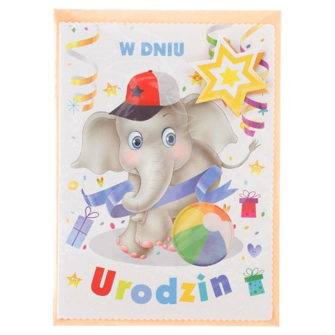 Kartka składana B6 urodziny dzieci Top Graphic (5907786924771)