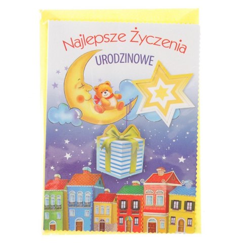 Kartka składana B6 urodziny dzieci Top Graphic (5907786924771)