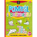 Książeczka edukacyjna Pomyśl i rozwiązuj. Kolorowe łamigłówki 6+ Aksjomat