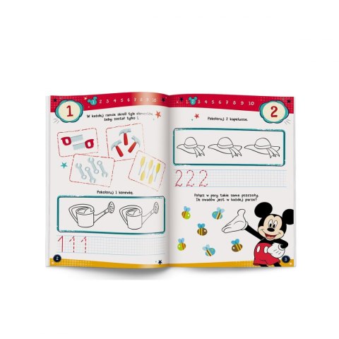 Książka dla dzieci Disney Uczy. Zeszyt ćwiczeń. Liczby Ameet (UDZ 9302)