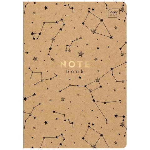 Zeszyt HS KRAFT A5 32k. 70g krata Interdruk (ZE32#BBT)
