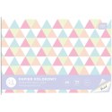 Zeszyt papierów kolorowych PASTEL A5 115g 10k Interdruk