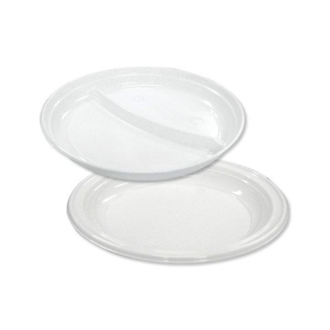 Talerz jednorazowy papier śr. 180mm 100 szt (nd)