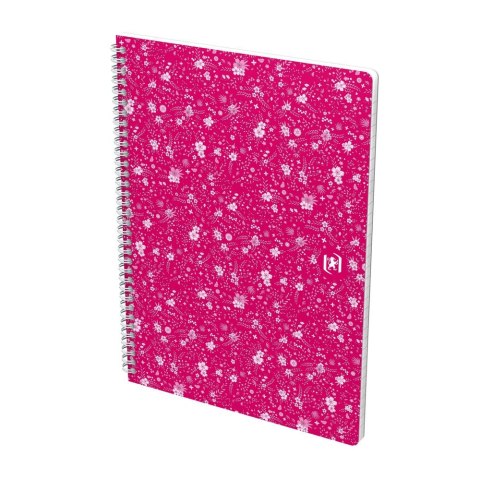 Kołozeszyt (kołonotatnik) B5 Floral 120k. 90g krata/tagi Oxford (400094955)