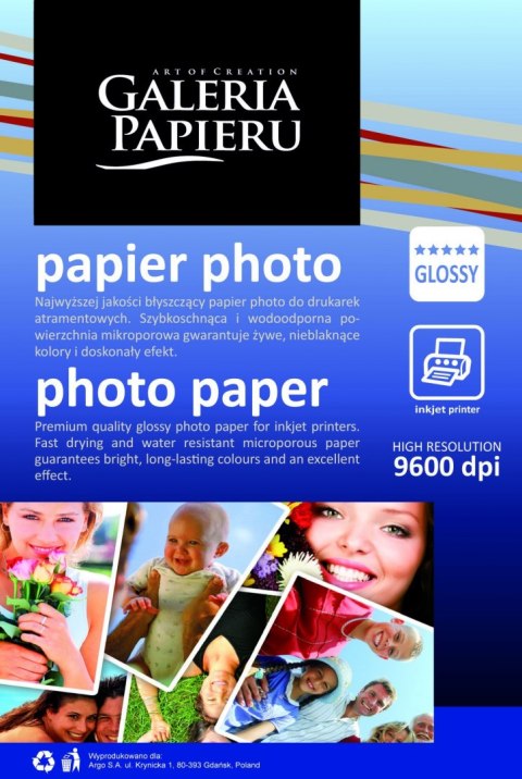 Papier foto photo glossy 180g [mm:] 100x150 Galeria Papieru (262350)