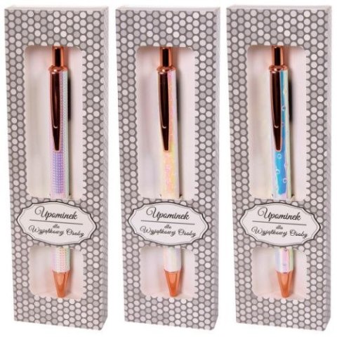 Długopis żelowy DREAM wkład niebieski 1,0mm Cresco (750026)