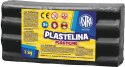 Plastelina 1 kol. CZARNY 1000g Astra