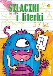 Książeczka edukacyjna Szlaczki i literki 5-7 lat Literka