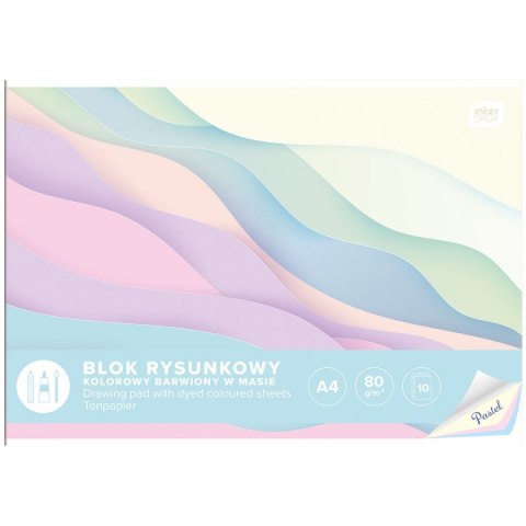 Blok rysunkowy Interdruk bloki A4 mix 80g 10k (5902277294180)