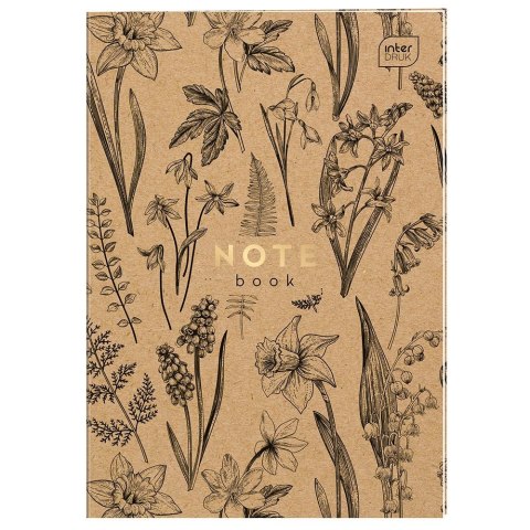 Zeszyt HS KRAFT A4 60k. 70g krata Interdruk (ZEA460#409)