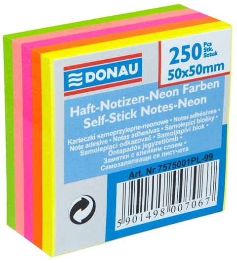 Notes samoprzylepny Donau mix 250k [mm:] 50x50 (7575001PL-99)