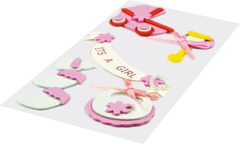 Naklejka (nalepka) Craft-Fun Series papierowe 3D Titanum (5056A)