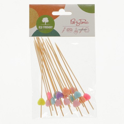 Wykałaczka Szpilki do koreczków z pastelowymi serduszkami (16 szt.) Arpex (K9908F)