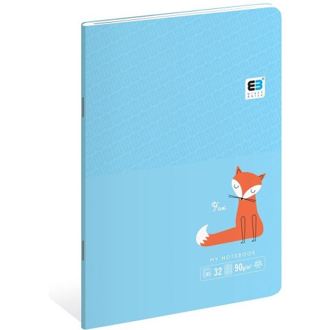 Zeszyt Black & Blue pastel A5 32k. 90g krata Interdruk (ZE32#BBP)