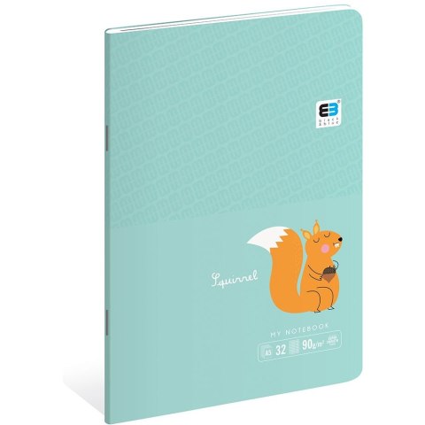 Zeszyt Black & Blue pastel A5 32k. 90g krata Interdruk (ZE32#BBP)