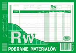 Druk samokopiujący Michalczyk i Prokop Pobranie materiału (wielokopia) A5 A5 80k. (373-3)