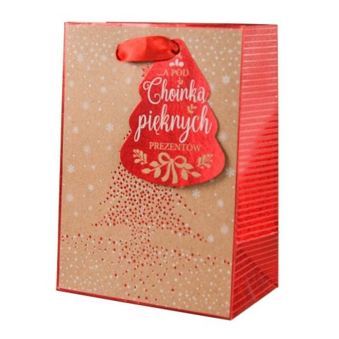 Torba prezentowa torebka ozdobna Bożenarodzenie [mm:] 330x456x 120 Kukartka (QPS)