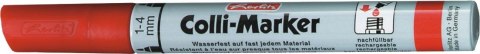 Marker permanentny Colli-Marker 9566738 wkład czerwony 1,0-4,0mm okrągła końcówka Herlitz (400202807)