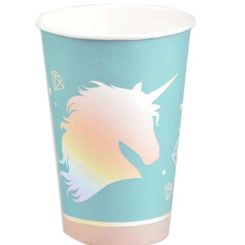Kubek jednorazowy jednorożec 8szt. papier 200ml Arpex (DC2051-X)
