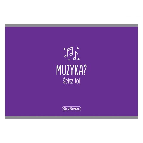 Zeszyt do nut 9583493 A5 16k. 70g pięciolinia Herlitz (400198008)