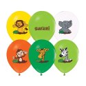 Balon gumowy Safari 5szt. mix 300mm 12cal Godan (GZ-SAF5)