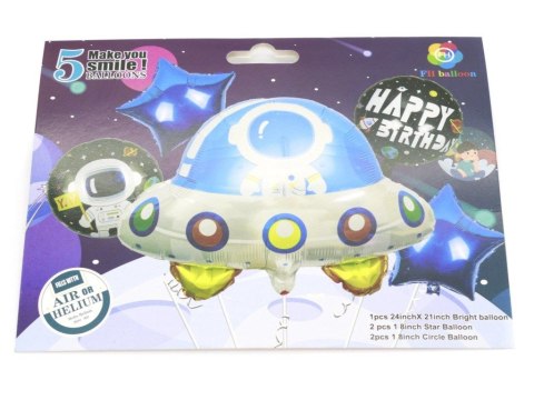 Balon foliowy One Dollar zestaw party ufo (358362)