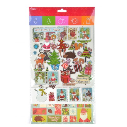 Naklejka (nalepka) świąteczna Arpex (NR6050)