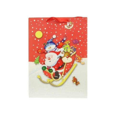 Torba prezentowa z motywem świątecznym [mm:] 410x300x 120 Adar (543355)