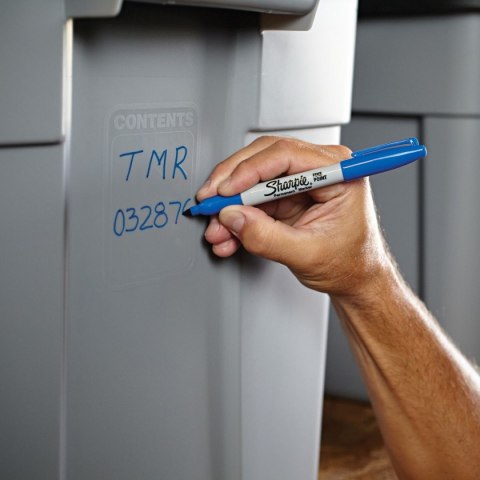 Marker permanentny wkład niebieski okrągła/ścięta końcówka Paper Mate