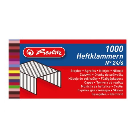 Zszywki 24/6 8760514 1000 szt Herlitz (300000606)