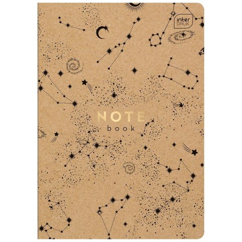 Zeszyt HS KRAFT A5 60k. 70g krata Interdruk (ZEA560#)