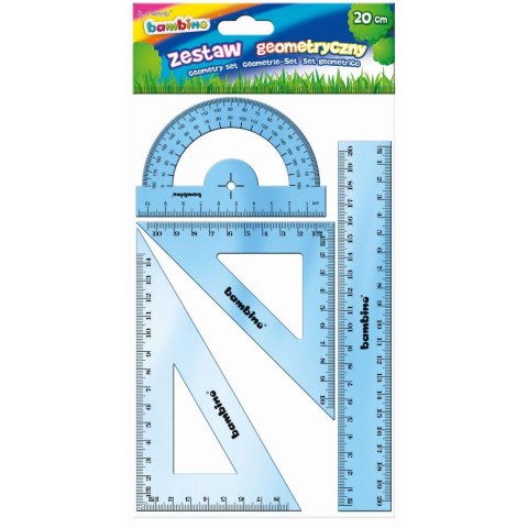 Komplet geometryczny 4 elemety, 20cm 4 el. Bambino