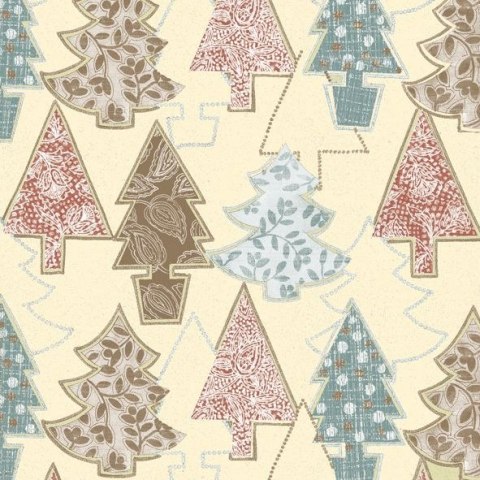 Serwetki gwiazdka mix bibuła [mm:] 330x330 Pol-mak (Sd GW)