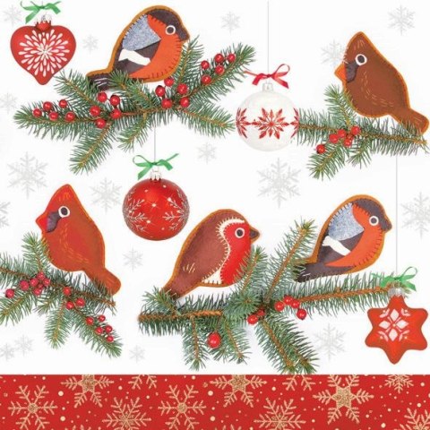 Serwetki gwiazdka mix bibuła [mm:] 330x330 Pol-mak (Sd GW)