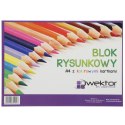 Blok rysunkowy Wektor kolor A4 mix 80g 20k