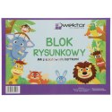 Blok rysunkowy Wektor kolor A4 mix 80g 20k