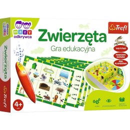 Gra edukacyjna Trefl Zwierzęta Mały Odkrywca i Magiczny Ołówek Zwierzęta Magiczny ołówek (02111)