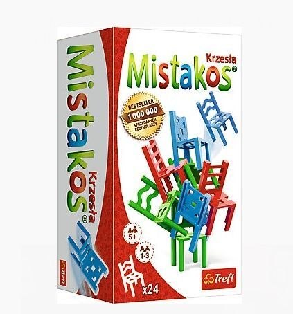 Gra zręcznościowa MISTAKOS KRZESŁA 3 OSOBOWE Walka o stołki Trefl (02179)