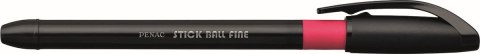 Długopis stick ball fine wkład czerwony Penac (jba340102f-04)