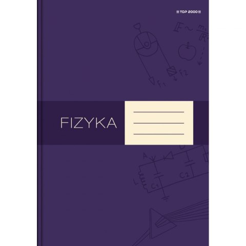 Brulion tematyczny fizyka A5 80k. 70g krata [mm:] 150x210 TOP-2000 (400160623)