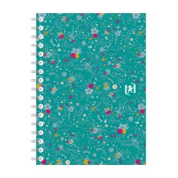 Kołozeszyt (kołonotatnik) Floral A6 50k. 90g krata Oxford (400094826)